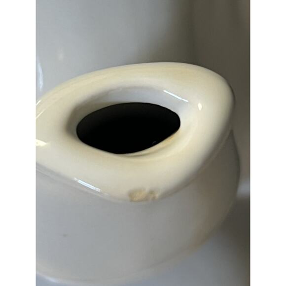 Vtg Teapot Sad Dog & Cap Fitz & Floyd 1984 OCI Omnibus 3 Cup White Ceramic - Picture 6 of 14